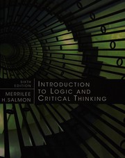 Cover of: Introduction to Logic and Critical Thinking by Merrilee H. Salmon