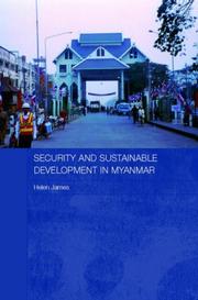 Cover of: Security and Stustaibable Developement in Myanmar/Burma