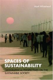 Cover of: Spaces Sustainability by Mark Whitehead, Mark Whitehead