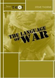 Cover of: The language of war by Steve Thorne
