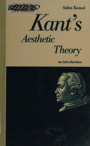 Cover of: Kant's Aesthetic Theory by Salim Kemal