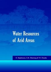 Cover of: Water Resources of Arid Areas by David Stephenson, E.M. Shemang, T.R. Chaoka