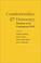 Cover of: Constitutionalism and democracy