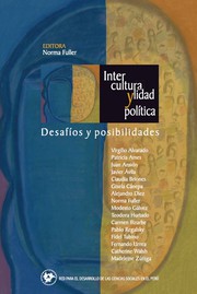 Cover of: Interculturalidad y política: by Norma Fuller, editora.