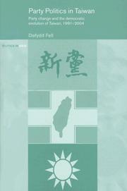 Cover of: Party Politics in Taiwan by Dafydd Fell, Dafydd Fell