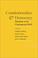 Cover of: Constitutionalism and Democracy