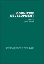 Cover of: Cognitive Development by Goswami