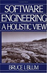 Cover of: Software engineering: a holistic view