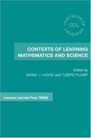 Cover of: Contexts of Learning Mathematics and Science: Lessons Learned from Timss (Contexts of Learning)