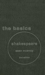 Cover of: Shakespeare: The Basics