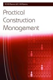 Cover of: Practical construction management