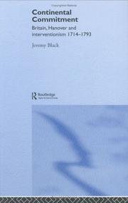 Cover of: continental commitment | Black, Jeremy.