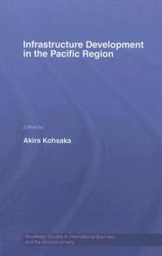 Cover of: Infrastructure Development in the Asia Pacific Region