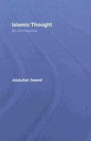 Cover of: Islamic Thought by Abdullah Saeed