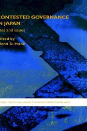 Cover of: Contested governance in Japan: sites and issues