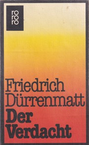 Cover of: Der Verdacht by Friedrich Dürrenmatt