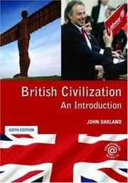 Cover of: British civilization: an introduction