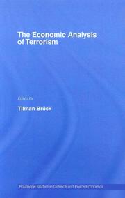 Cover of: Economic Analysis of Terrorism