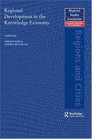 Cover of: Regional Development in the Knowledge Economy (Regions and Cities)