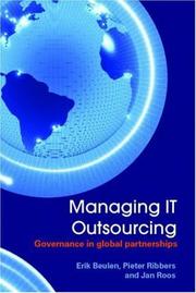 Cover of: Managing it outsourcing