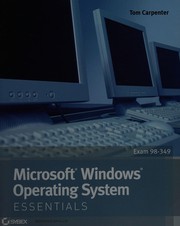 Microsoft Windows operating system by Tom Carpenter