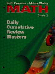 Cover of: Scott Foresman - Addison Wesley math: Daily cumulative review masters