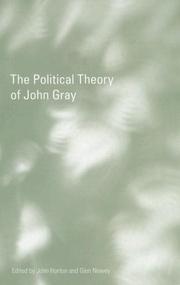 Cover of: The Political Theory of John Gray