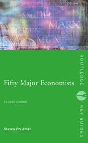 Fifty major economists by Steven Pressman