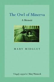 Cover of: The owl of Minerva by Mary Midgley