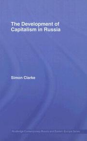 The development of capitalism in Russia