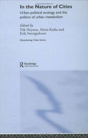 Cover of: In the Nature of Cities by E. Swyngedouw