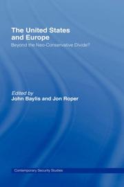Cover of: United States and Europe by Baylis & Roper