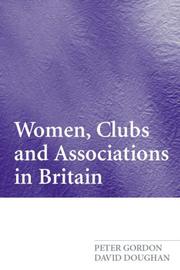 Cover of: Women Clubs & Associations in Britain