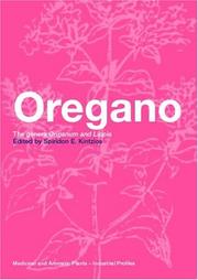 Cover of: Oregano | Spiridon E. Kintzios