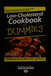 Cover of: Low-cholesterol cookbook for dummies by Molly Siple