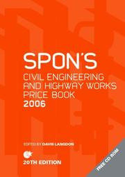 Cover of: Spon's Civil Engineering and Highway Works Price Book 2006 (Spon's Price Books)