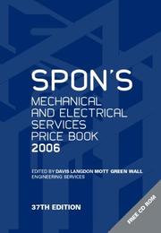 Cover of: Spon's Mechanical and Electrical Services Price Book 2006 (Spon's Price Books) by Davis Langdon