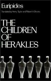 Cover of: The Children of Herakles (Greek Tragedy in New Translations)