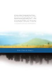 Cover of: Environmental management in construction: a quantitative approach