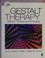 Cover of: Gestalt therapy