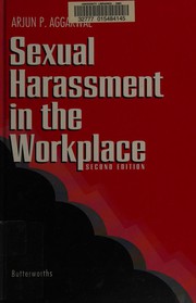 Cover of: Sexual harassment in the workplace