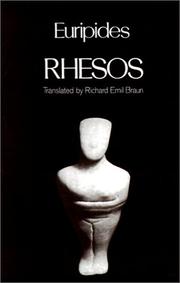 Cover of: Rhesos (Greek Tragedy in New Translations)