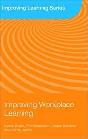 Cover of: Improving learning at work