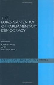 Cover of: The Europeanisation of Parliamentary Democracy (Library of Legislative Studies)