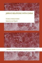 Cover of: Japan's relations with China: facing a rising power