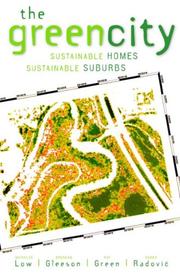 Cover of: The Green City: Sustainable Homes, Sustainable Suburbs