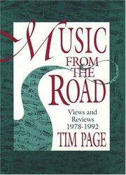 Cover of: Music from the road by Tim Page
