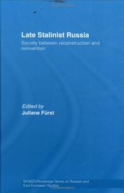 Cover of: Late Stalinist Russia