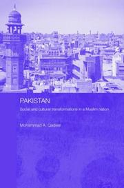 Cover of: Pakistan: social and cultural transformation in a Muslim nation