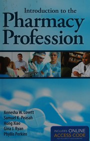 Cover of: Introduction to the Pharmacy Profession